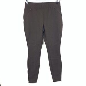 J Jill Women Size Medium Pants Brown Slim Skinny Ponte Leggings Pull On Stretch